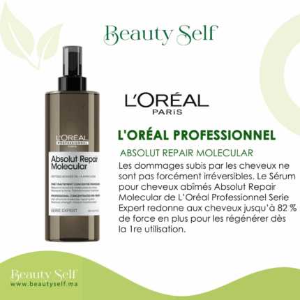 Sérum Absolut Repair Molecular – L’Oréal Professionnel | Soin Réparateur Cheveux Abîmés