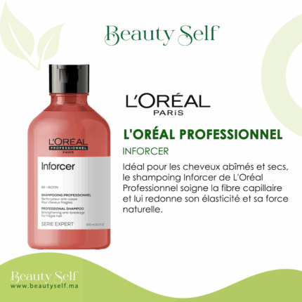Shampoing Inforcer – L’Oréal Professionnel | Soin Fortifiant Anti-Casse pour Cheveux Fragiles