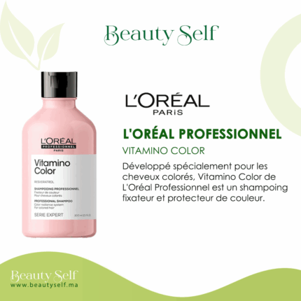 Shampoing Vitamino Color – L’Oréal Professionnel | Fixateur & Protecteur de Couleur pour Cheveux Colorés