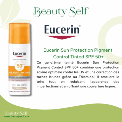 Eucerin Pigment Control Tinted SPF 50+ – Gel-Crème Solaire Teinté Anti-Taches | Medium