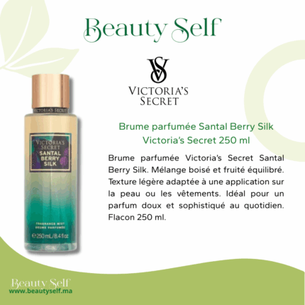 Brume Santal Berry Silk Victoria’s Secret parfum boisé fruité 250 ml