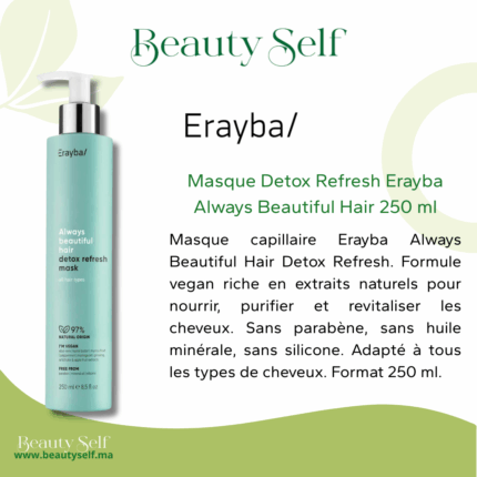 Masque capillaire detox Erayba Always Beautiful Hair soin purifiant 250 ml