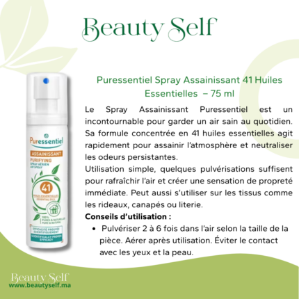 Puressentiel Spray Assainissant 41 Huiles Essentielles 75 ml